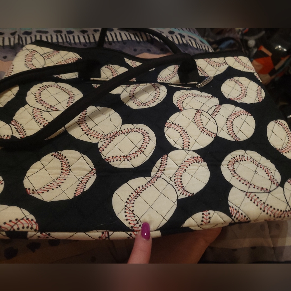Cloth Baseball Tote - Picture 2 of 4